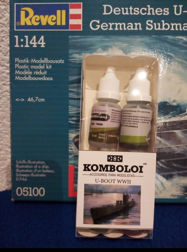 U-boot Clase Vii C/41 Versión Atlántico + Set Pinturas