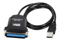 Comprar Cable Usb A Paralelo Lpt1 36 Pines P\u002Fimpresoras Color Negro