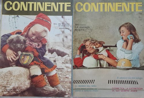 Antigua Revista Continente N* 7 8 9 Y 10 Año 1967 Venta X U (Usado)