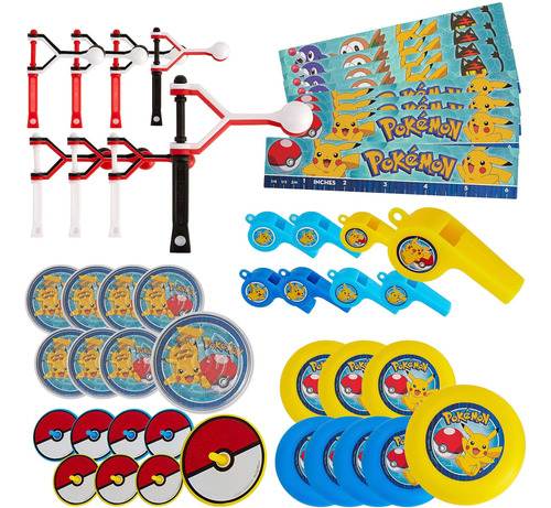 Set De Obsequios Para Fiestas Amscan Pokémon Kids Party, Paq