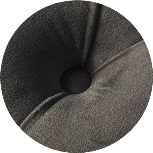 Puff Recamier Treliça Duplo - Base Preta Cor Preto