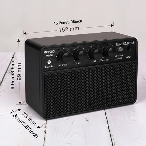 Amplificador De Guitarra Mini Altavoz De Guitarra Eléctrica