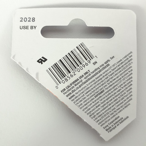 Pila Sony Cr2430 Litio 3.0 Volts Nueva En Blíster Sellado