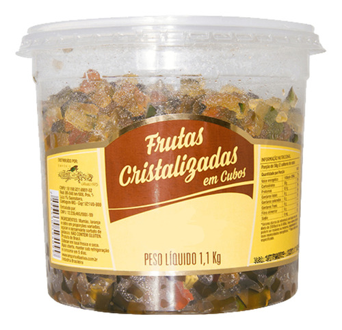 Frutas Cristalizadas Vila Oliva 1,1kg