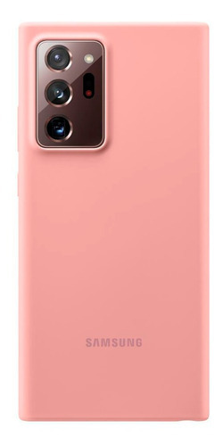 Capa Samsung Galaxy Note 20 Ultra Silicone Rosa - Full