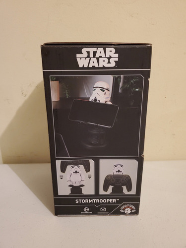 Stormtrooper Soporte Para Controles Y Celulares Cable Guys Blanco