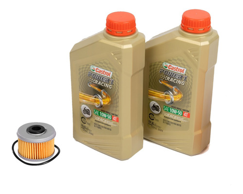 Kit Service Filtro Aceite + Power1 10w50 Honda Tornado 250