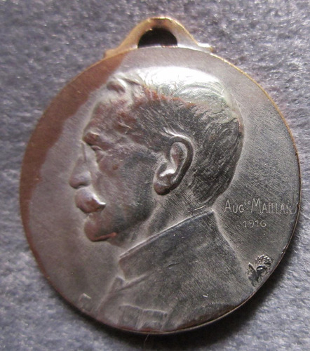 Antigua Medalla De Jusquau Bout 1916