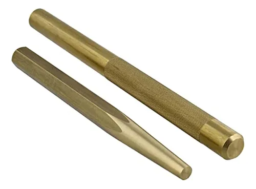 Juego De Perforadoras Abn Large Brass, 2 Piezas, Juego De Pe