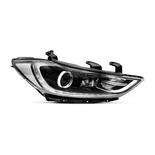 Par Farol Elantra 17 18 Elétrico Com Motor Projetor Com Led
