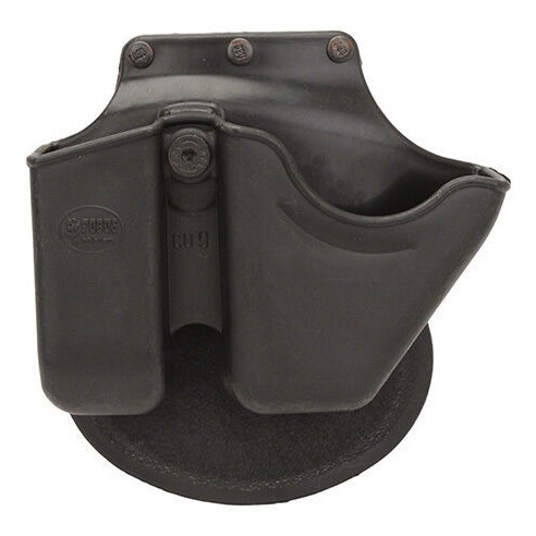 Imagen 2 de 3 de Holster Porta Cargador 9mm .40 Universal Y Esposas S&w Fobus