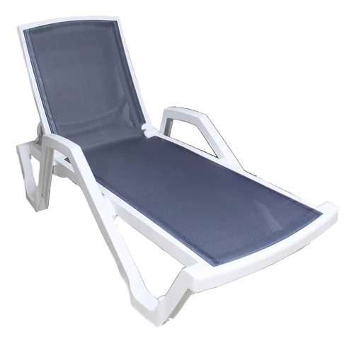 Camastro Ajustable Dos Posiciones Para Exterior Jardin Bek
