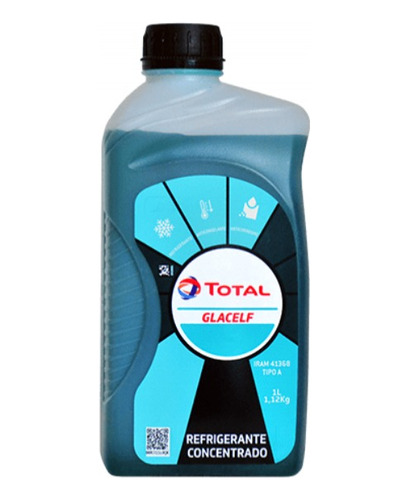 Liquido Refrigerante Total Glacelf Verde 1 Litro