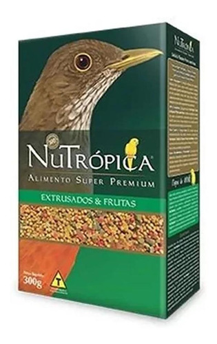 Nutropica Racao Para Aves Sabia E Passaro Preto 300g