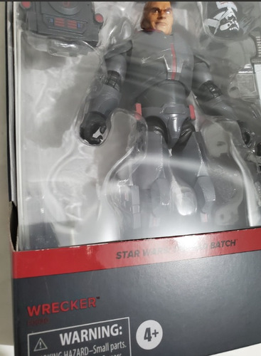 Wrecker Black Series Star Wars Mide 15cm Detalles Empaque