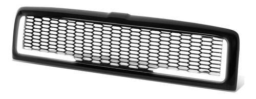 Parrilla Malla Brillante Panal Led Drl Para Dodge Ram 1500