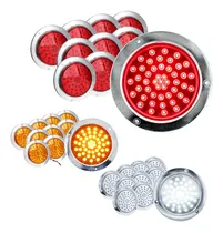 Comprar 10 Plafon 48 Led Redondo Slim Camion Stop Alta Baja Estrobo