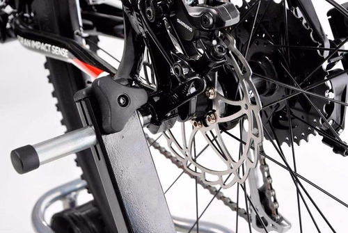 Imagem 3 de 7 de Suporte Rolo Treinamento Dobrável Bicicleta Alt Cicle Al-200