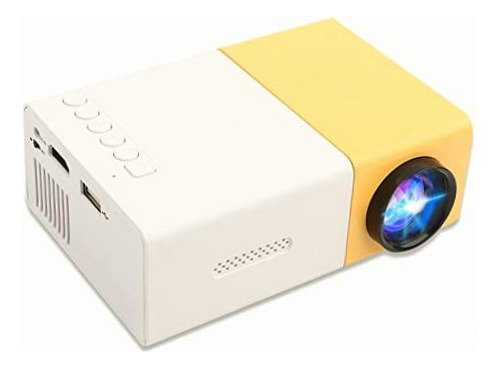 Mini Proyector, Proyector Pico Led Full Hd 1080p Compatible, Color US Plug