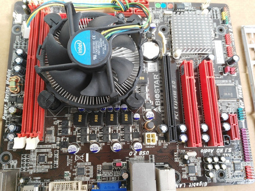 Board Biostar Socket 1156 + Procesador Core I3
