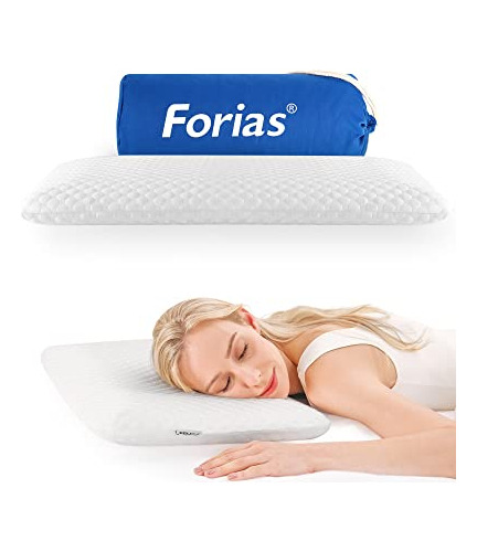 Forias Almohada Delgada De 2.65 Pulgadas Para Dormir Boca Ab