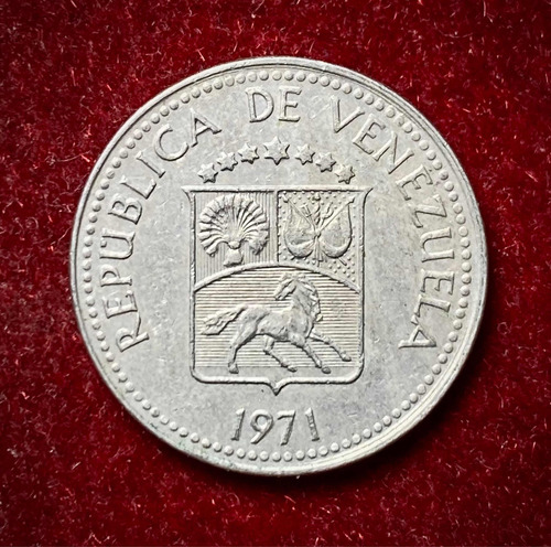 Moneda 5 Céntimos De Bolívar Venezuela 1971 Y 38.3