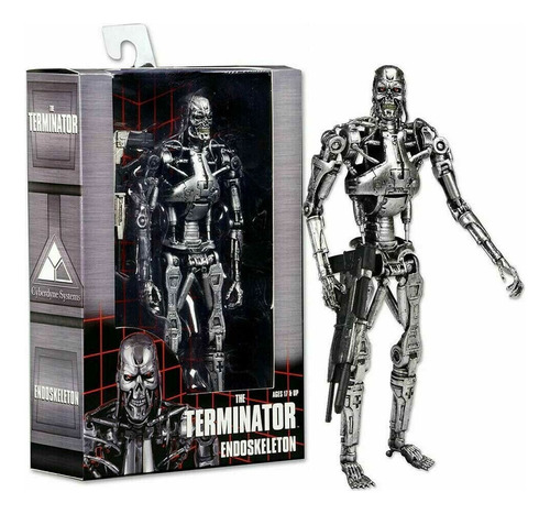 Terminator Endoskeleton T800 Acción Figura Modelo Juguete -