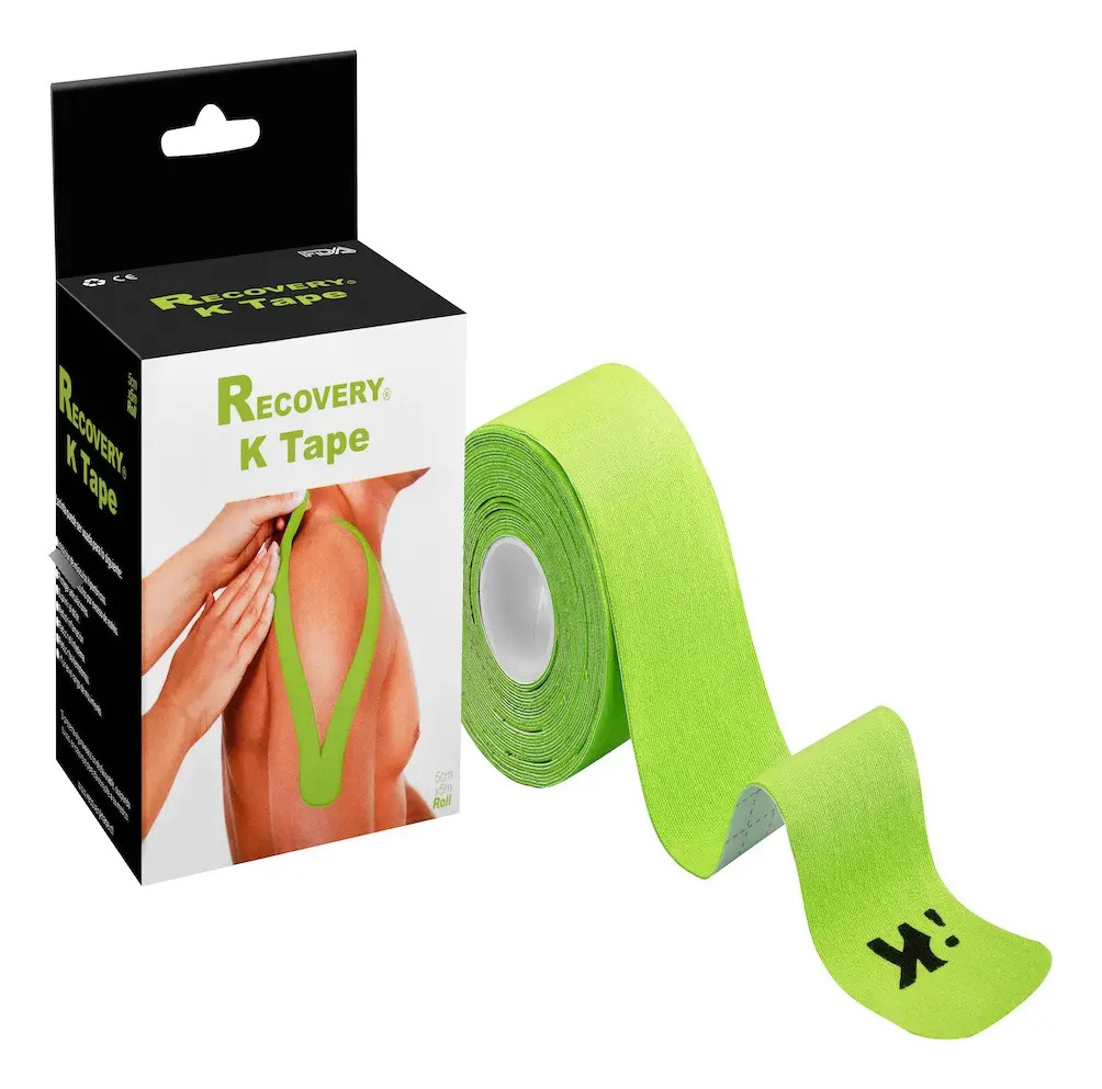 K Tape Kinesiológico Verde Recovery 5cm x 5mt