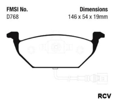 Balatas Disco  Delantera Para Volkswagen Jetta A4  2000