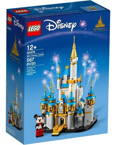 Lego Disney Mini Castelo - Edição Comemorativa 50 Anos 40478 Quantidade De Peças 567