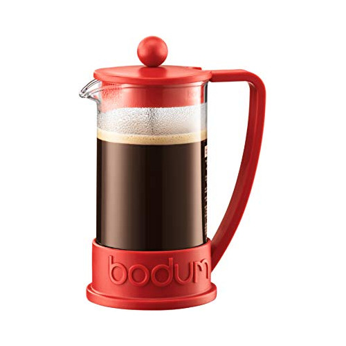 Cafetera De Prensa Francesa Bodum Brazil - Rojo