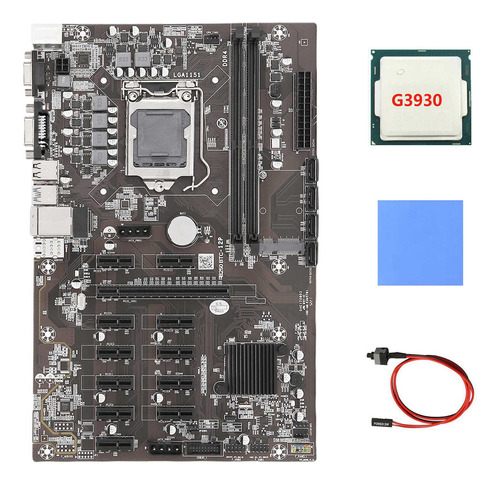 Placa Base B250b Eth Mining, Cpu G3930, Almohadilla Térmica