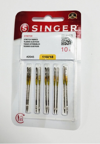 Agujas Singer Familiar X 10 Unidades 2045