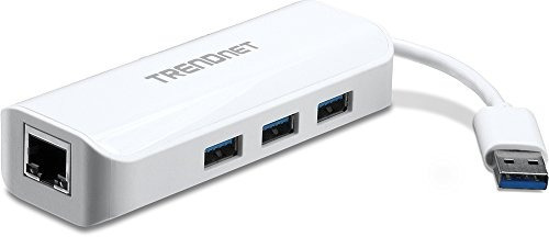 Trendnet Hub Usb 3.0 De 3 Puertos Con Adaptador Gigabit Ethe