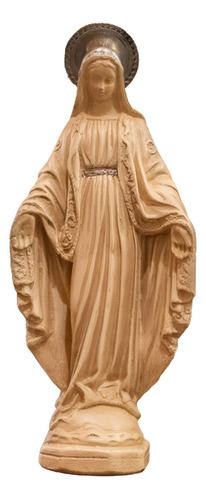 Virgen Milagrosa Con Estaño Figura Religiosa Campoamor Deco