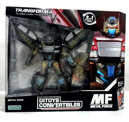 Robot Metal Force Convertible Ditoys Jeg 1898 El Gato