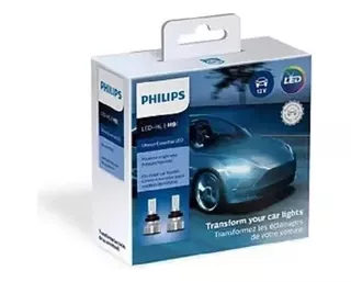 Focos Led H9 Philips Ultinon Essential 200% + Luz 6500°k