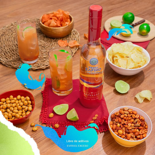 Tequila Tierra Zafiro Reposado 750 Ml