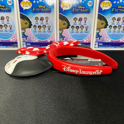 Loungefly Disney Minnie Sweets Sprinkle Ears Headband Color Rojo