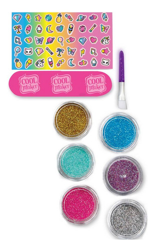 Go Glam Set Glitter Para Uñas