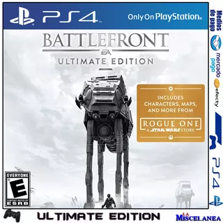 Star Wars Battlefront Ultimate Edition Ps4 Digital Secundari