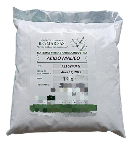 Acido Malico Kg - Kg a $36000