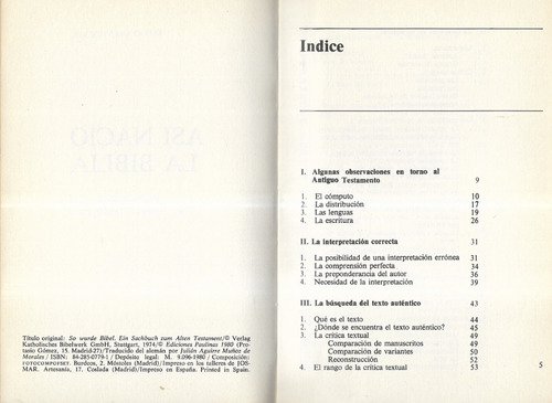 Así Nació La Biblia Problemática A Testam / Diego Arenhoevel (Usado)