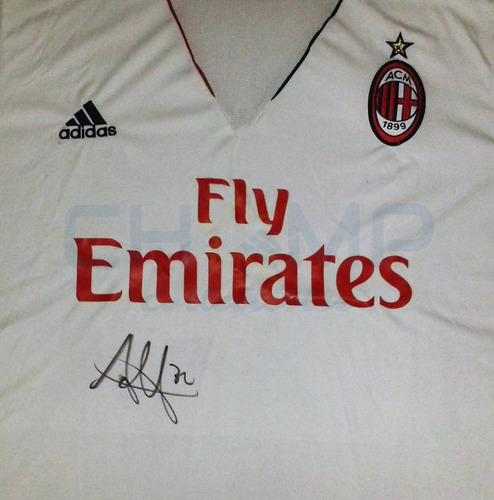 Jersey Firmado Christian Abbiati Milan Portero Autografo