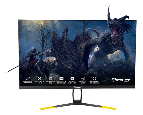 Monitor Gamer Ocelot Gaming Ogm27-01 Led 27 Full Hd 144hz