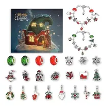 Comprar Kit De Pulsera De Bricolaje Con Dije Navidad Para Hacer Joya