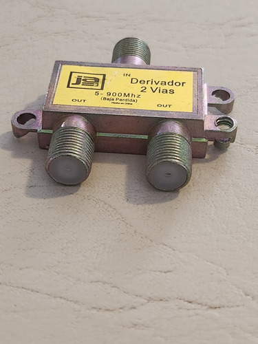 Splitter Tv Hd 5-900mhz - Derivador 2 Vías - Ja (Usado)
