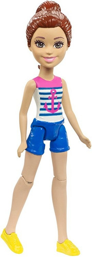 Barbie On The Go Muñeca Sailor Fashion Doll Fhv55-fhv58