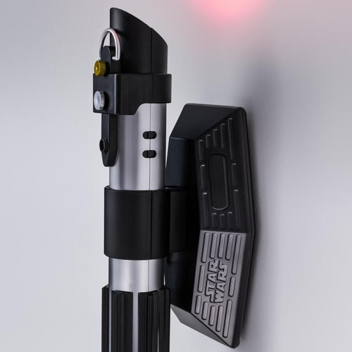 Lampara De Noche Decorativa Sable De Luz Star Wars Estructura Negra
