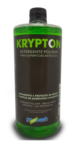 Krypton Go Eco Wash Polidor Para Metais E Plásticos 1lt